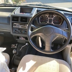 😆5速MT 弾丸ターボ😆車検つき🚙パジェロ　ミニ　ハイリフトの画像
