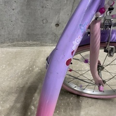 ソフィア自転車女の子18インチ補助輪の画像