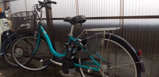 ヤマハ　電動自転車２６インチ　 3段変速　充電器付き