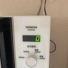 日立電子レンジHMR–BK220–Z6 2019年製の画像