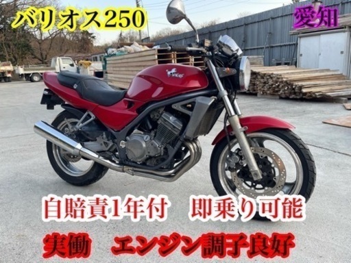 バリオス250 実働自賠責約1年付　エンジン調子良好　愛知