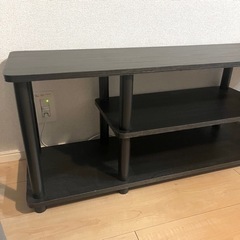 ブラック テレビ台 テレビボードの画像