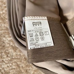 ニトリ　遮光1級・防炎カーテン150×150の画像