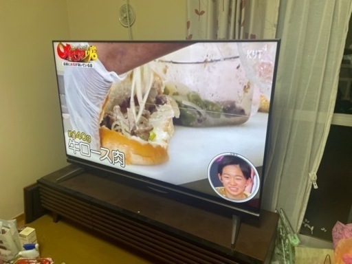 [引取者様確定] 60inch SHARP AQUOS ( 液晶に一本線入ってます)