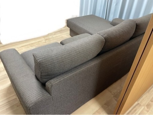 ニトリ3人掛けカウチソファーW2200