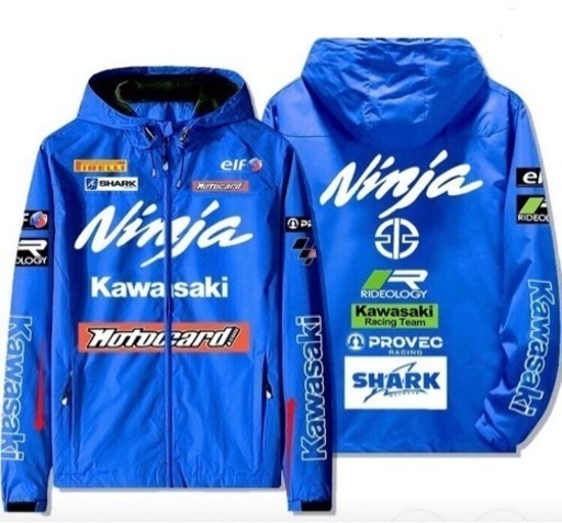 カワサキ　kawasaki ninja レインジャケット　ウインドブレーカー