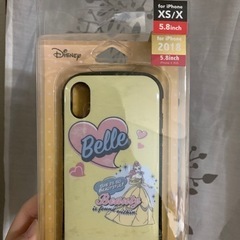 iPhoneXS Xケース　ディズニー　ベル