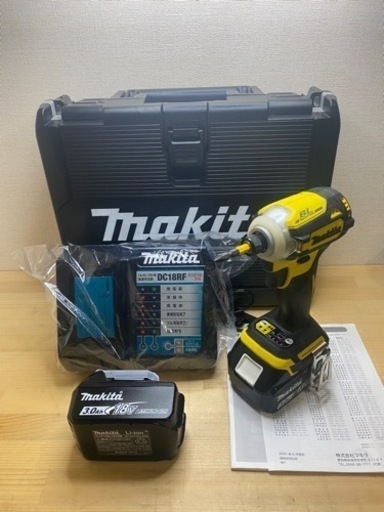 マキタ　TD171D 18V インパクトドライバ　イエロー　フルセット