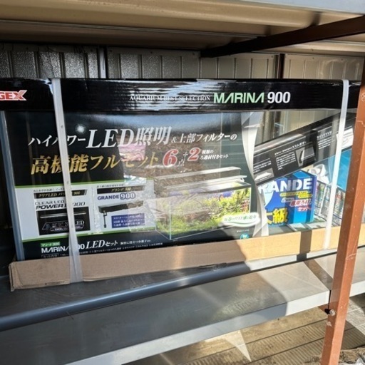 新品　GEX 90cm 水槽 上部フィルター LEDライト セット 900 SET