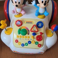 ディズニー　手押し車+汽車の押し車　セットの画像