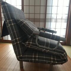 ソファベッドシングルリクライニングソファの画像
