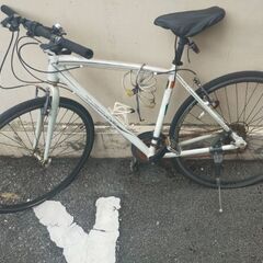 自転車白現状品