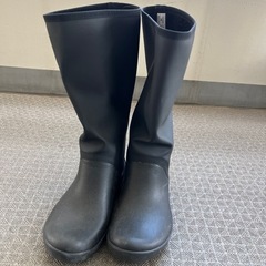 CROCS レインブーツ黒