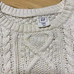 GAP 綿ニットワンピース 100cmの画像