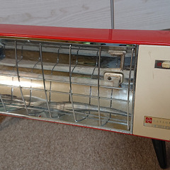 レトロ ナショナル 電気ストーブ 昭和家電の画像