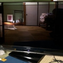 ジャンク品　MITSUBISHI 液晶カラーテレビ　修理必要　パ...