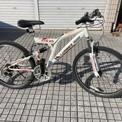 【26インチマウンテン】ブリヂストンタイヤ使用　3x7段変速　チ...