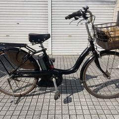 【24インチ電動自転車】ヤマハ　パス　ナチュラ　純正8.9ah新品バッテリー付❗️若林自転車　唐崎店　SALE中❗️