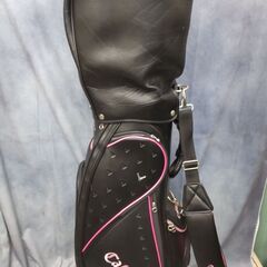 callaway キャディバッグ ピンク×黒　フード付き
