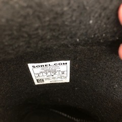 ソレル　防寒ブーツ　カリブー　ブラックの画像