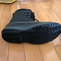 ソレル　防寒ブーツ　カリブー　ブラックの画像