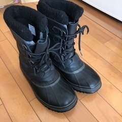 ソレル　防寒ブーツ　カリブー　ブラック