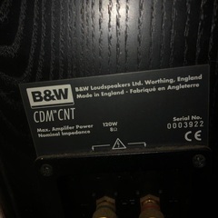 b&w スピーカー　cdm cntの画像