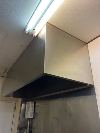 ステンレスフード ダクトフード ダクトカバー 換気扇フード W2100×D750×H660厨房機器 飲食店 引取限定