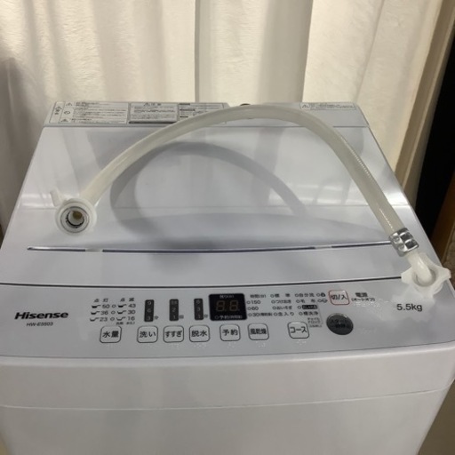 Hisense ハイセンス　洗濯機　HW-E5503 5.5㎏　2021年製