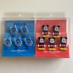 ディズニークリップ、その他文房具いろいろ　ノート、メモ帳など