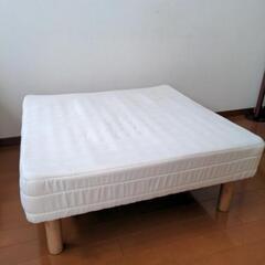 脚付きマットレス 分割ベッド シングルサイズ 22cm脚の画像