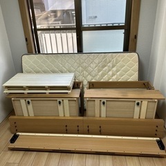 ベッド、マットレスただで譲ります！の画像