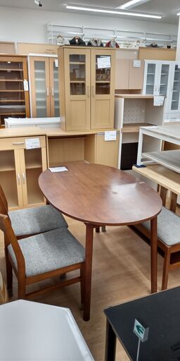 ★ジモティ割あり★  ダイニングセット　4人掛け  H72×W120×D78 クリーニング済み SJ1339