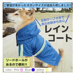 犬のレインコート　