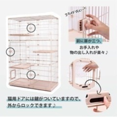 PETEPELA(ぺテぺラ) 猫 ケージ 大型の画像