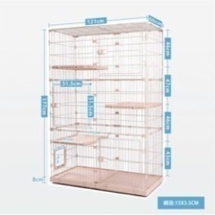 PETEPELA(ぺテぺラ) 猫 ケージ 大型