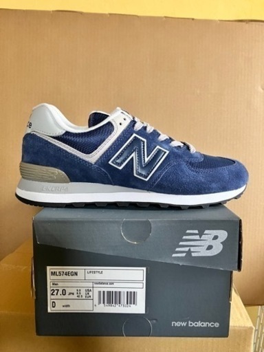 ニューバランス　ML574  ネイビー　27cm D