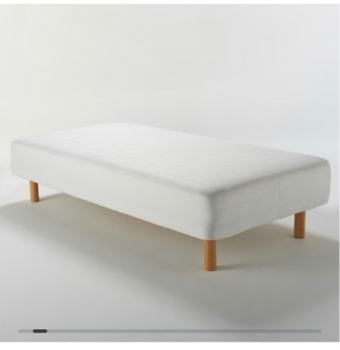 脚付マットレス・高密度ポケットコイル・ダブル（スチールメッシュ・洗えるカバー）