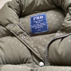 ダウンジャケット　カーキの画像