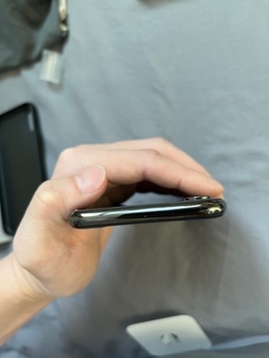 iphoneX 256G バテッリ74％