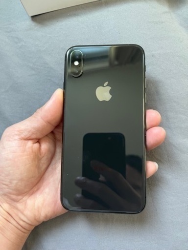 iphoneX 256G バテッリ74％