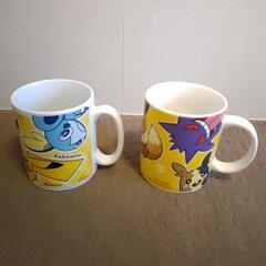 非売品ポケモンマグカップ2個セット（絵柄違い）＋BOXティッシュ