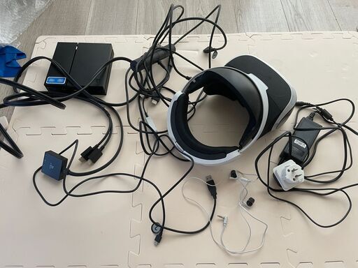 PSVR,カメラとケーブル