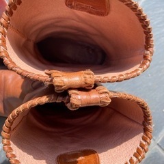 【中古・美品】ZARAウエスタンブーツ　40の画像