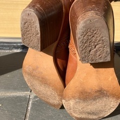 【中古・美品】ZARAウエスタンブーツ　40の画像