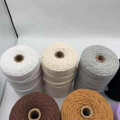 2本セット　マクラメ 糸編み 紐 ロープ 3mm 200m　カラー変更可　C1の画像