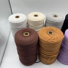 2本セット　マクラメ 糸編み 紐 ロープ 3mm 200m　カラー変更可　C1の画像