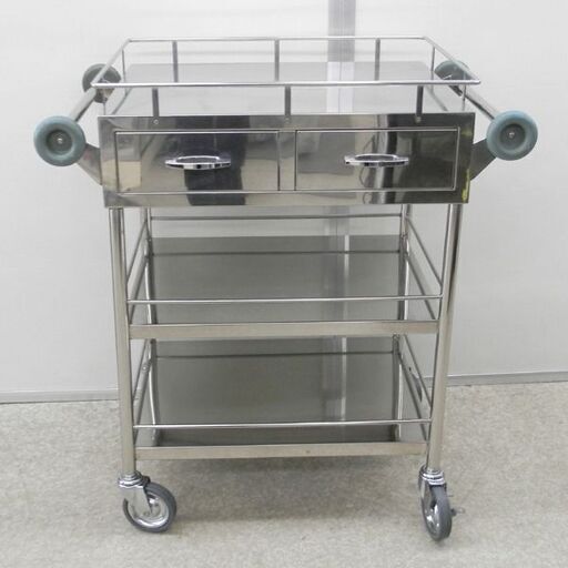 医療用ワゴン ステンレス製 メディカルカート 回診車 クリニック 医院 病院 介護施設 札幌 西区 西野