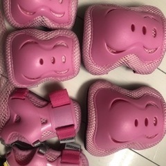 美品　キッズプロテクター　5-9才 ピンクの画像