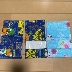 ティッシュ入れ　ポケモン×2 花とウサギ×1